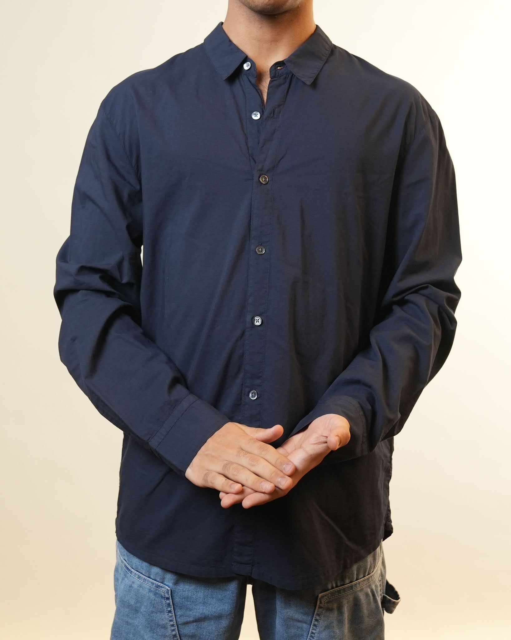 Dries Van Noten Blue Shirt