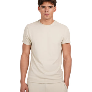 CAPO Textured Light Beige T-Shirt