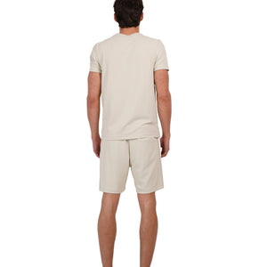 CAPO Textured Light Beige T-Shirt
