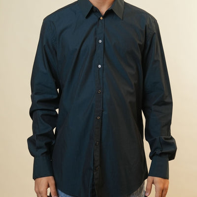 Dolce And Gabbana Blue Formal Shirt