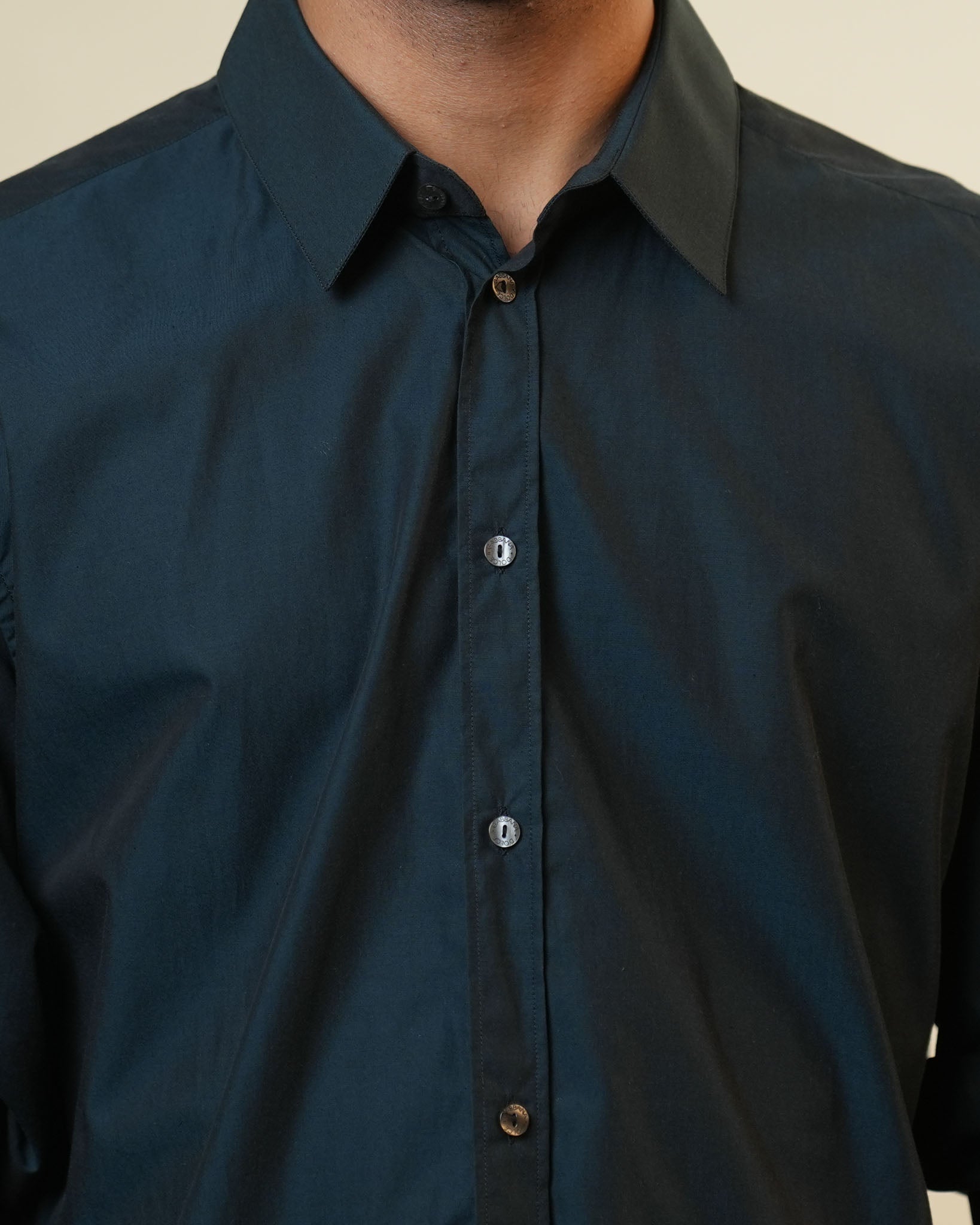 Dolce And Gabbana Blue Formal Shirt