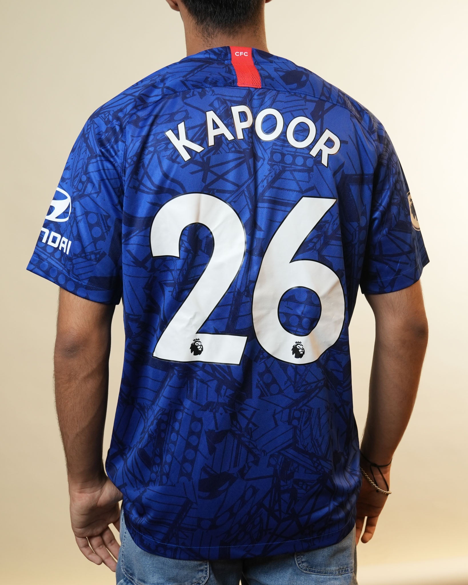 Nike X Chelsea Printed Blue Jersey