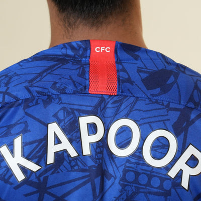 Nike X Chelsea Printed Blue Jersey