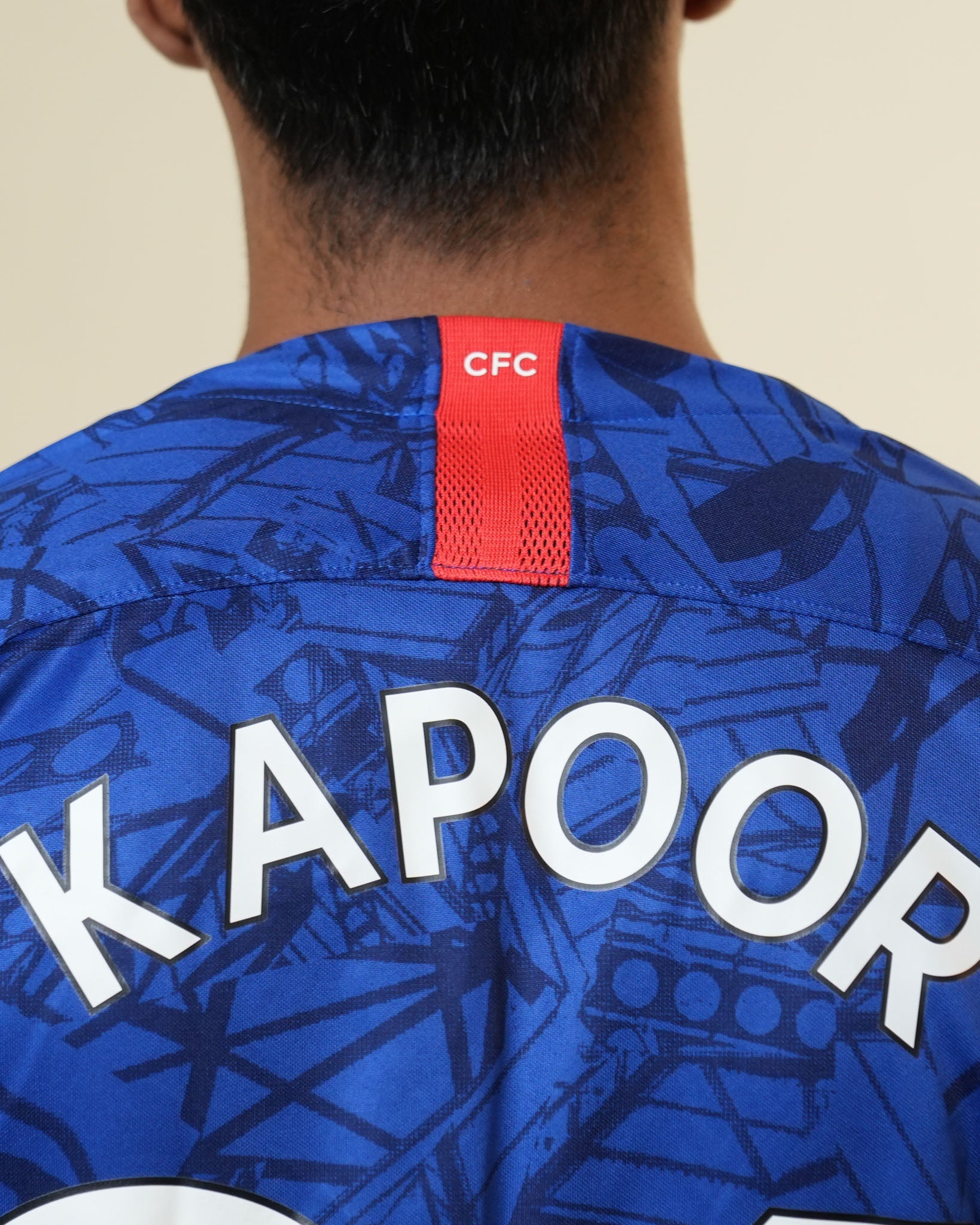 Nike X Chelsea Printed Blue Jersey