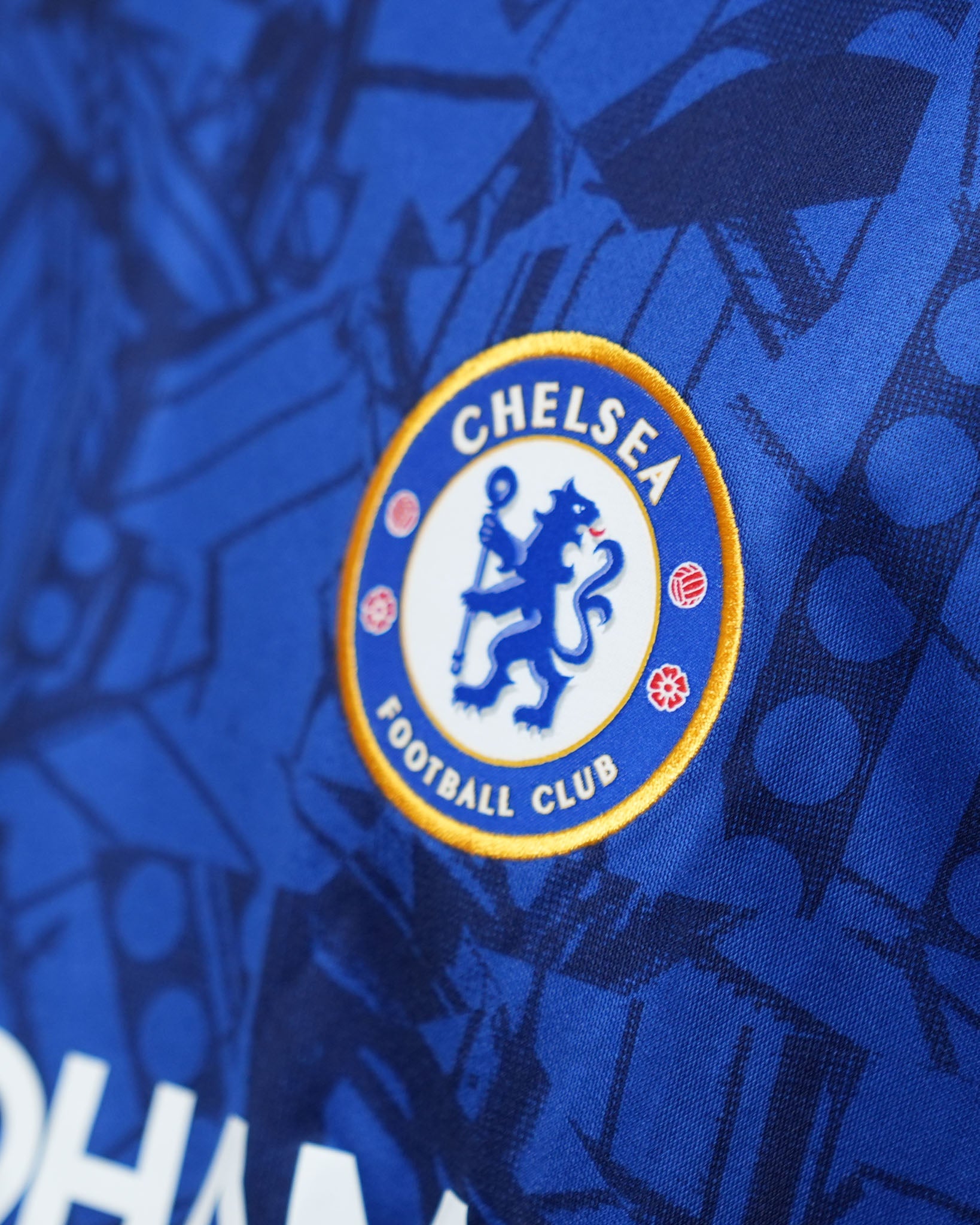 Nike X Chelsea Printed Blue Jersey