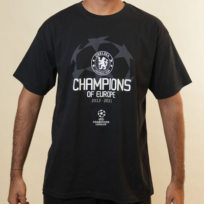 Chelsea Champions League Black Tshirt