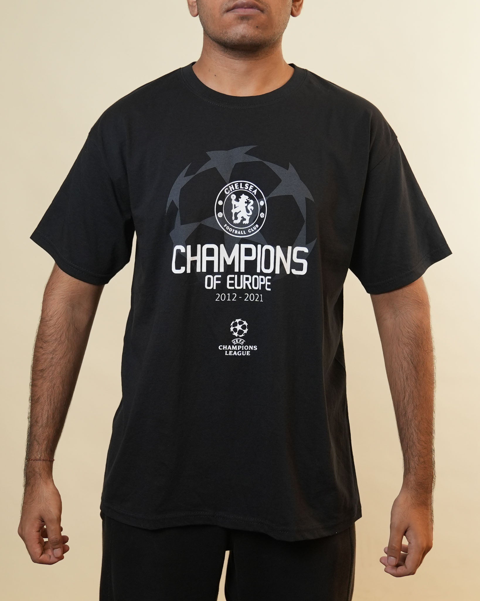 Chelsea Champions League Black Tshirt