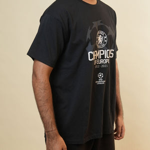 Chelsea Champions League Black Tshirt