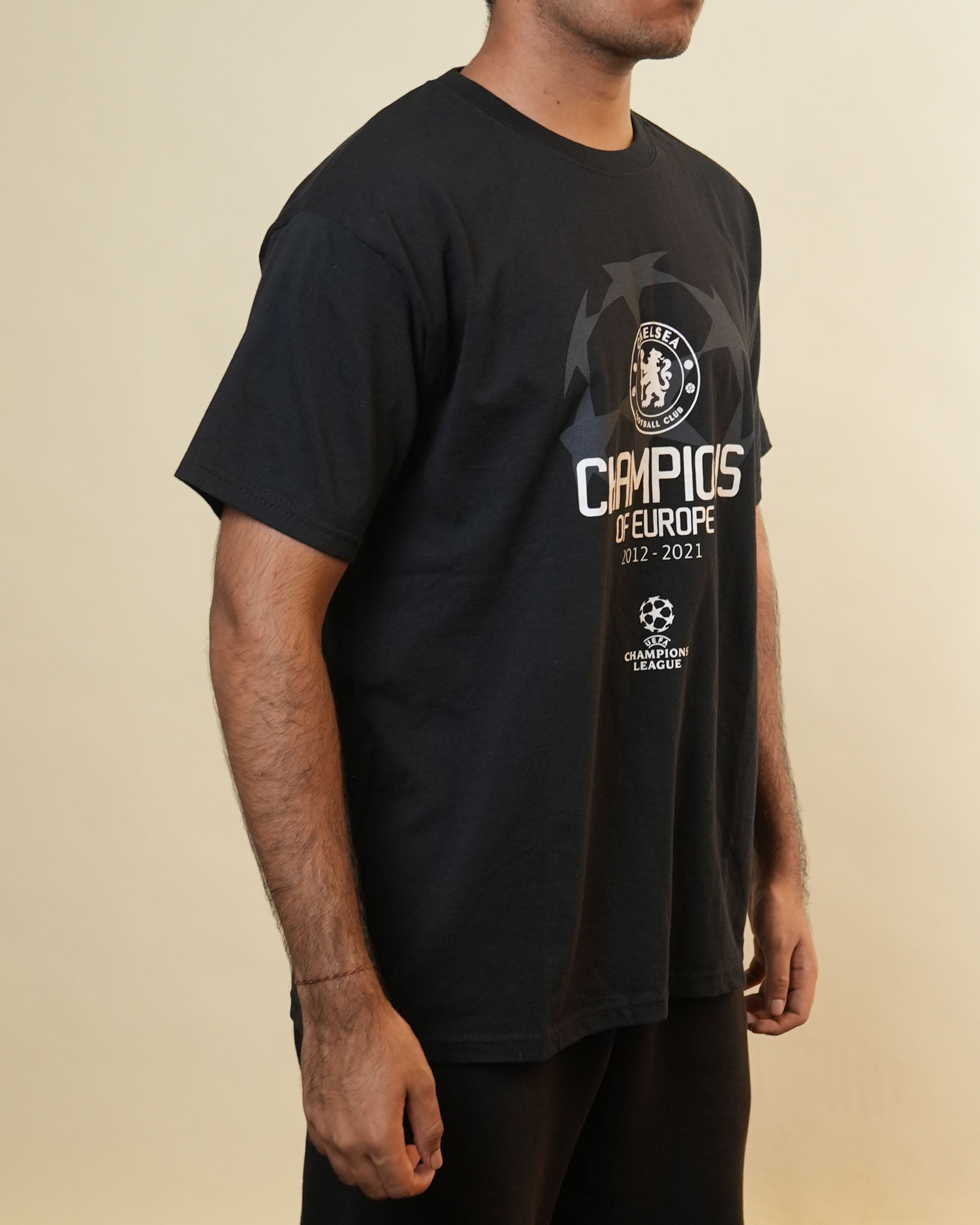 Chelsea Champions League Black Tshirt