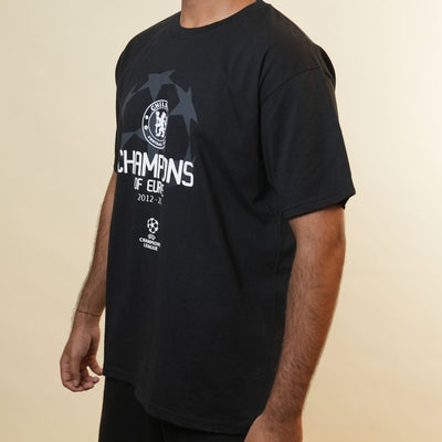 Chelsea Champions League Black Tshirt