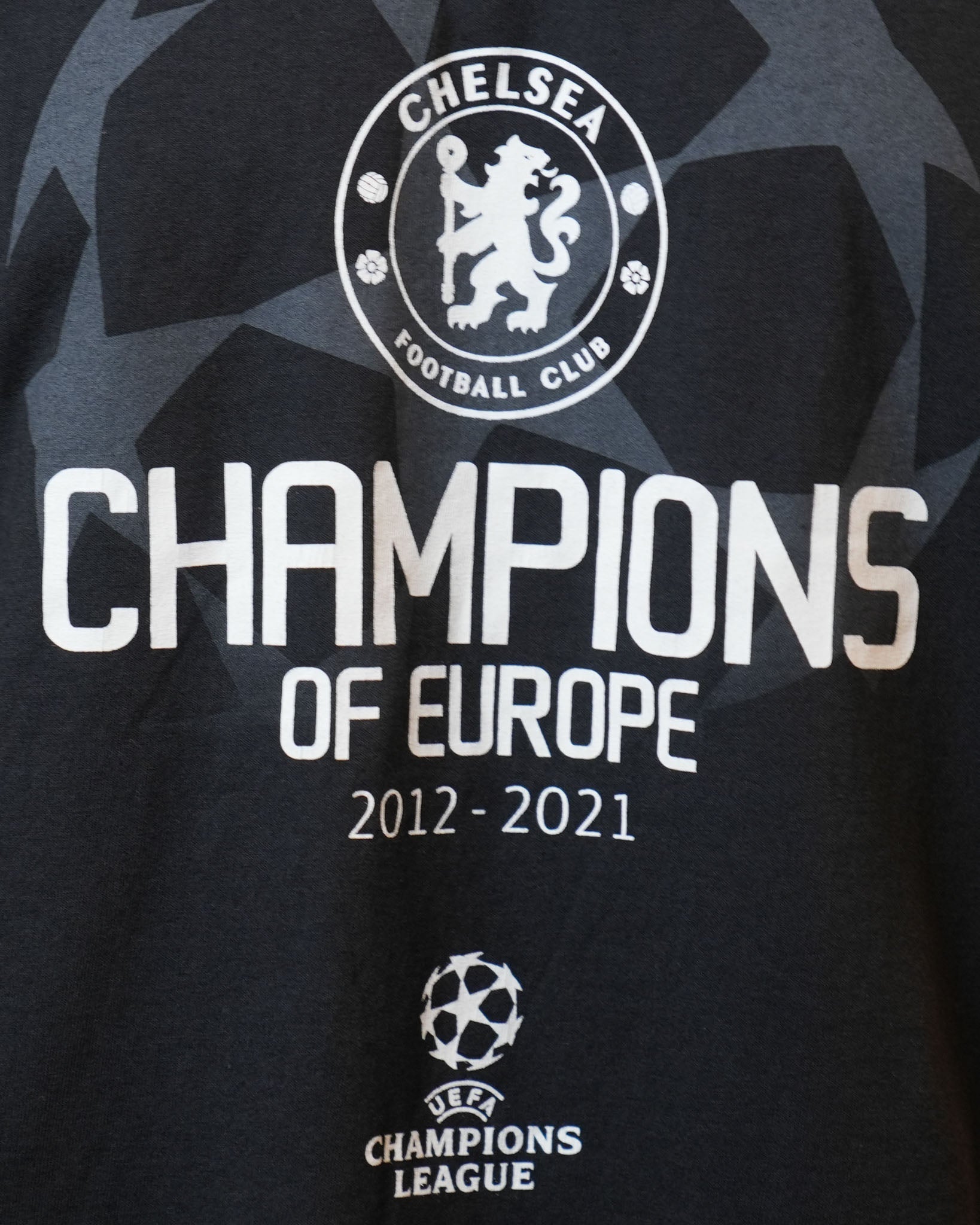 Chelsea Champions League Black Tshirt