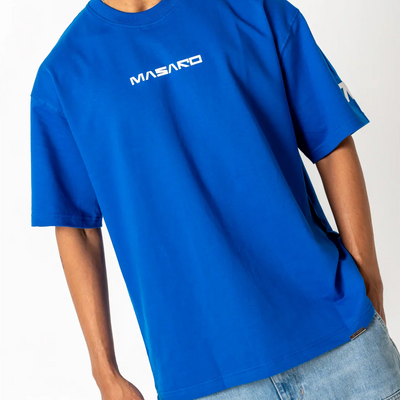 MASARO BASIC TEE - BLUE