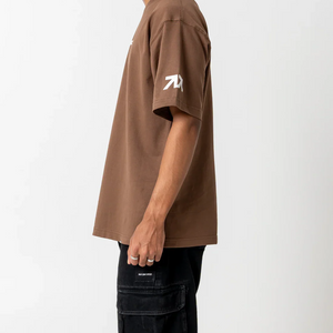 MASARO BASIC TEE - BROWN