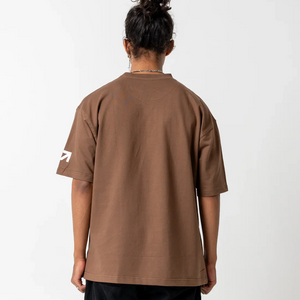 MASARO BASIC TEE - BROWN