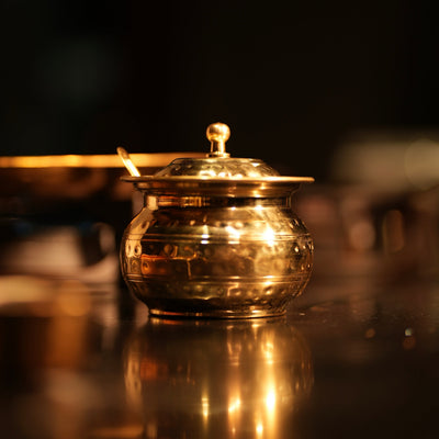 Kitchen Essentials Set (Masala box + Ghee pot + Paraat)