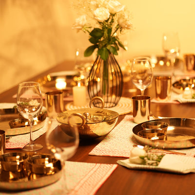Kansa Dinner Thaali Set (11