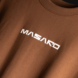 MASARO BASIC TEE - BROWN