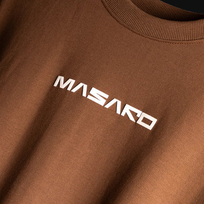MASARO BASIC TEE - BROWN