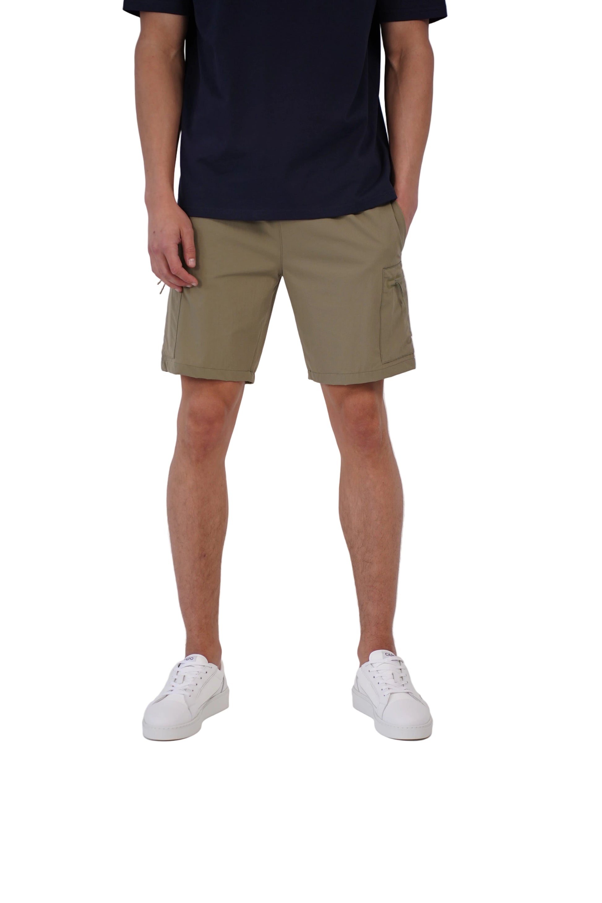 CAPO Utility Tech Olive Cargo Shorts