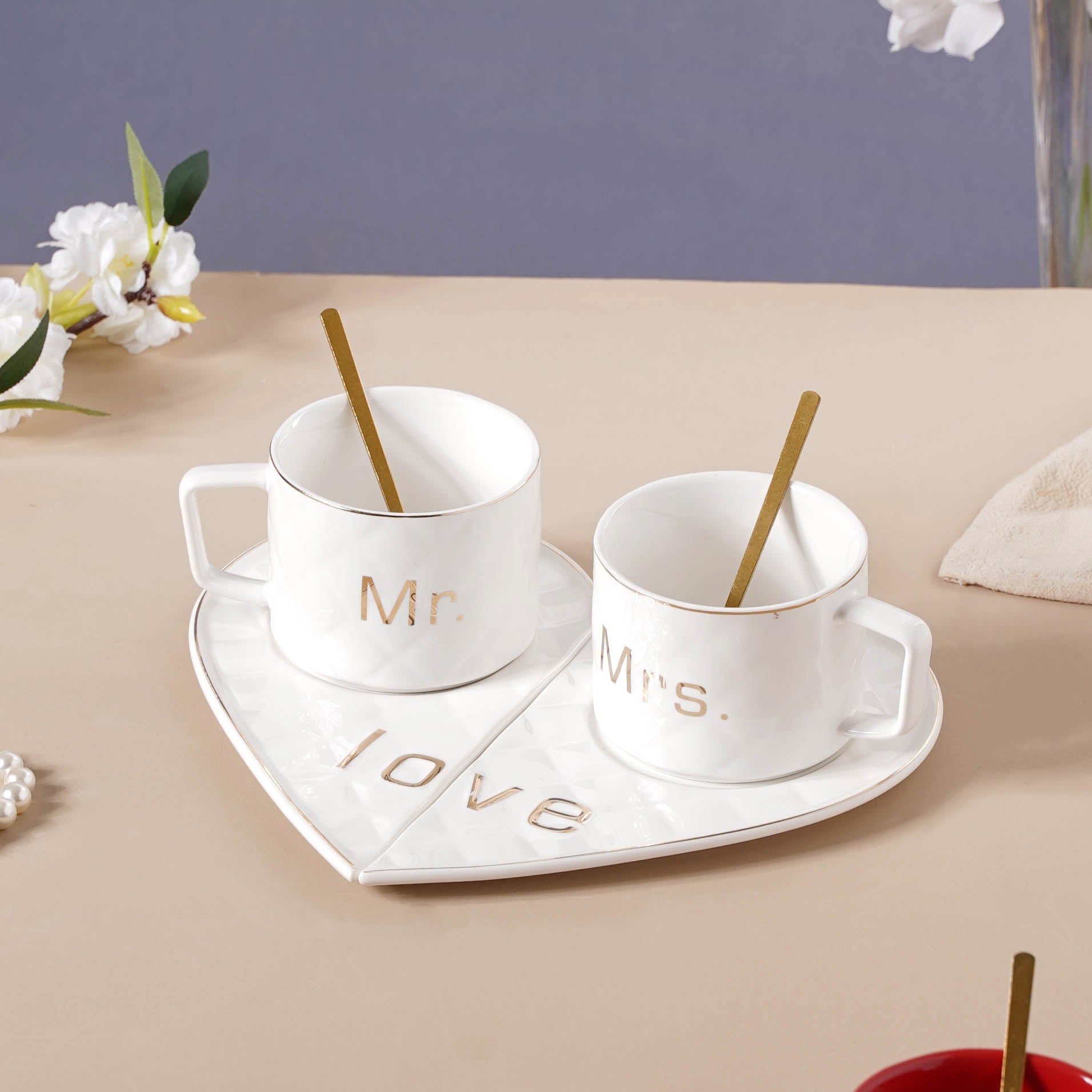 Love Cup and Plate Set