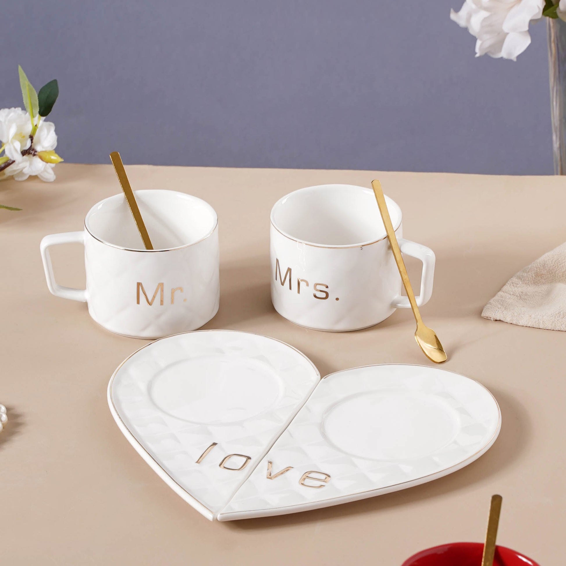 Love Cup and Plate Set