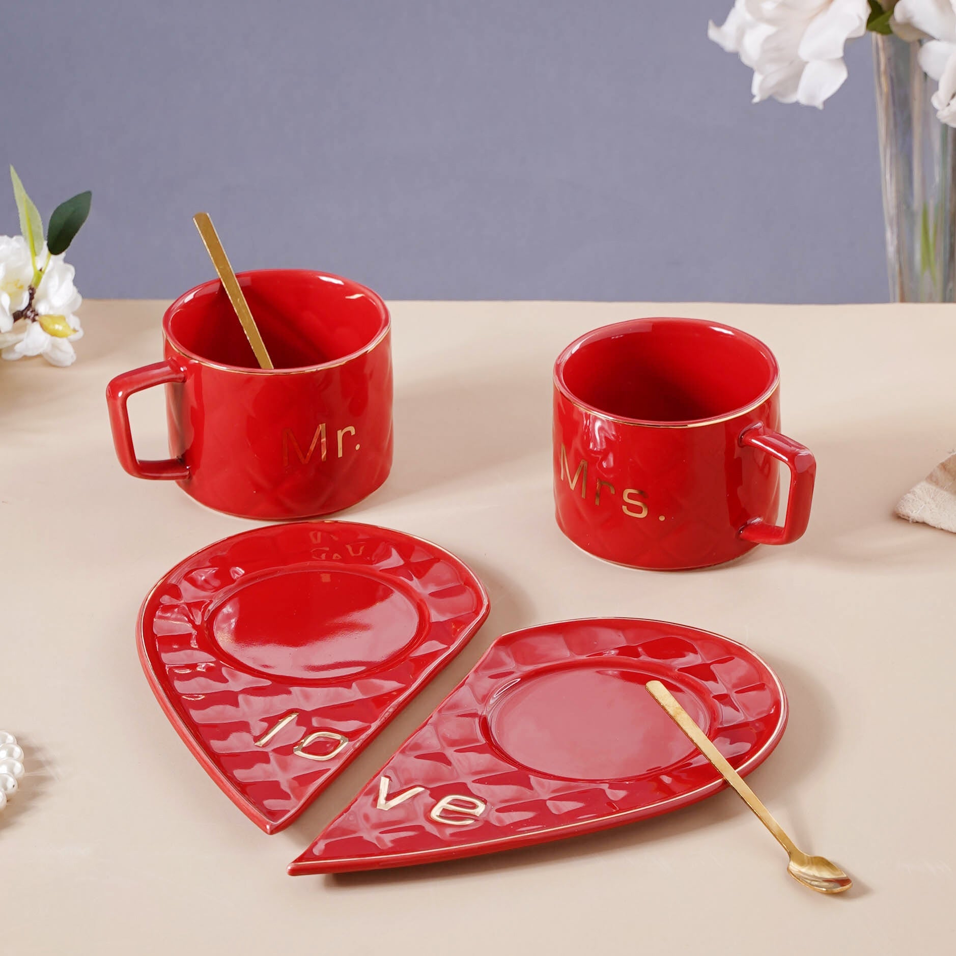 Love Cup and Plate Set
