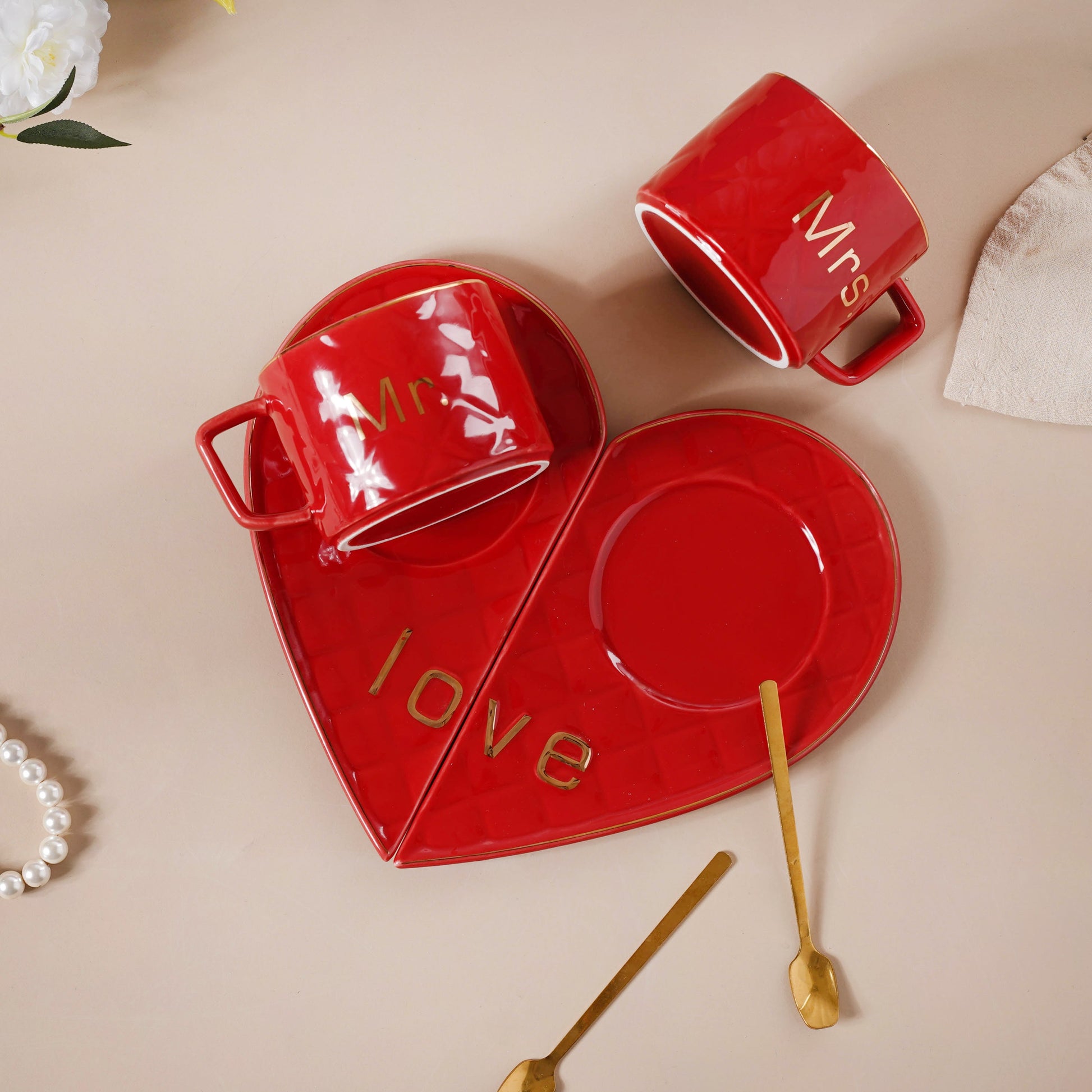Love Cup and Plate Set