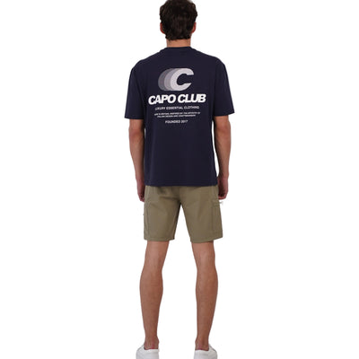 CAPO Utility Tech Olive Cargo Shorts