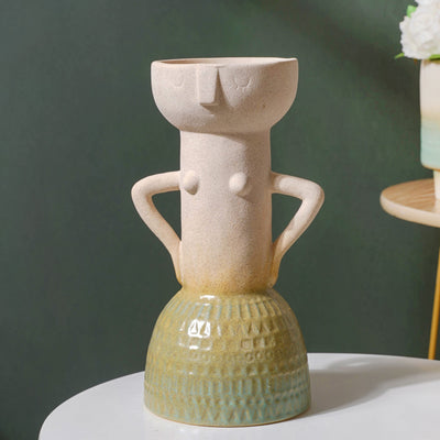 Ombre Textured Flower Pot