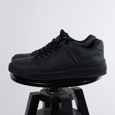 Balmain B-Court Trainers In Calfskin