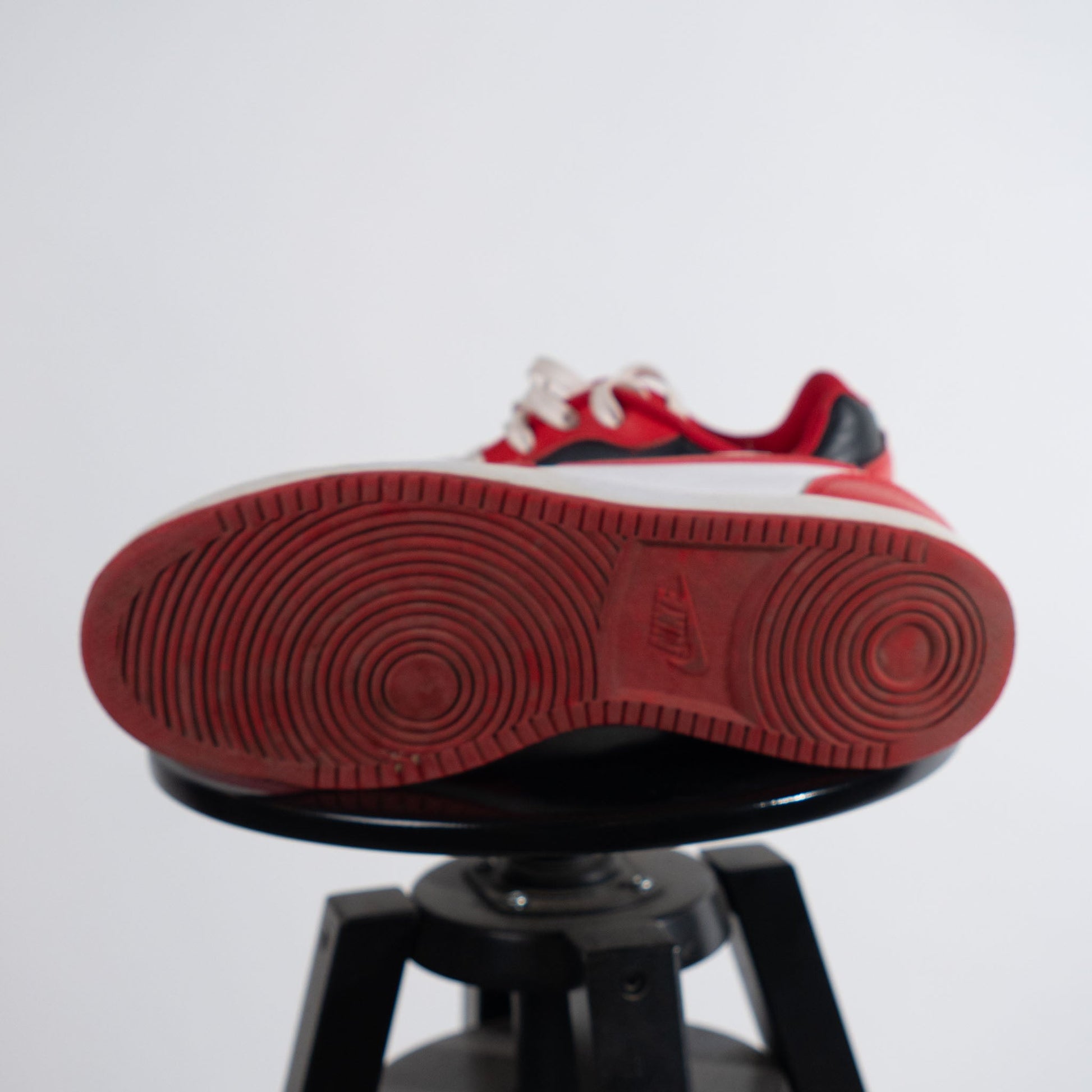 Nike Ebernon Low White/ University RED-BLACK