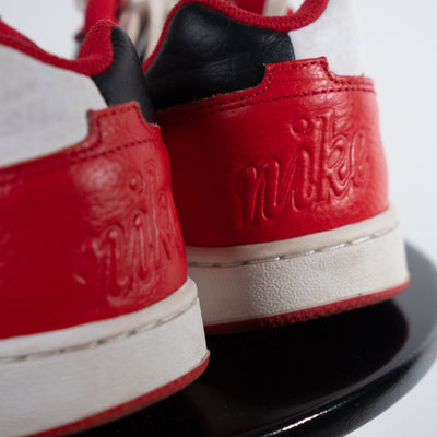 Nike Ebernon Low White/ University RED-BLACK