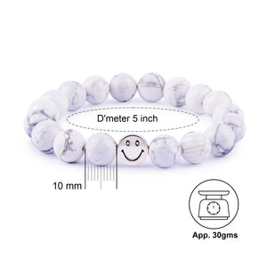 Smile Bracelet - Howlite