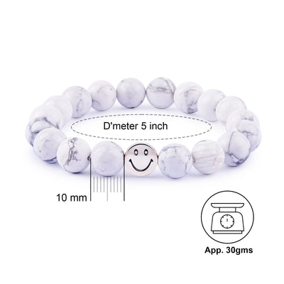 Smile Bracelet - Howlite