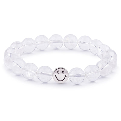 Smile Bracelet - Clear Quartz