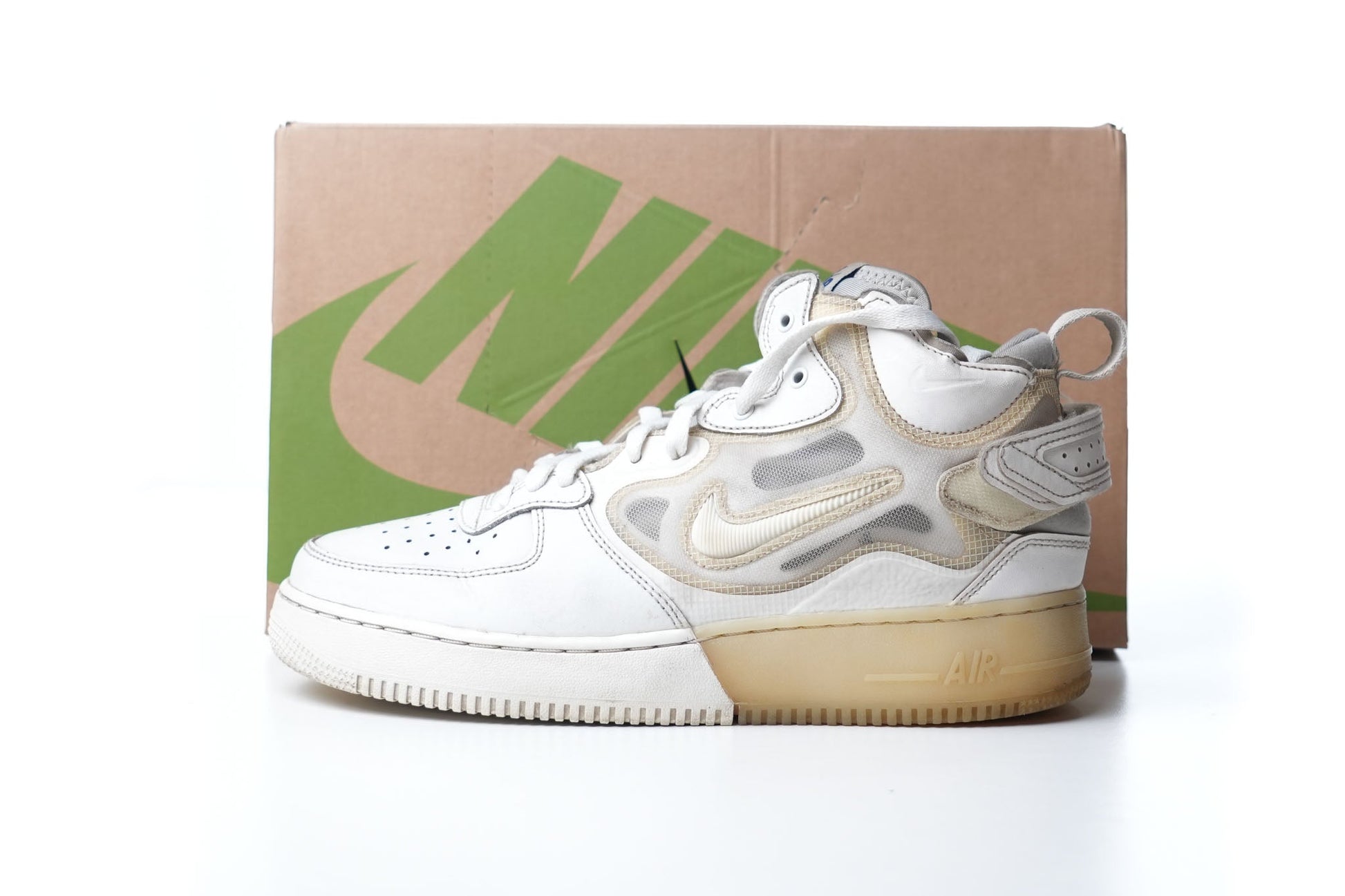 Nike Air Force 1 Mid React Icey Summit White