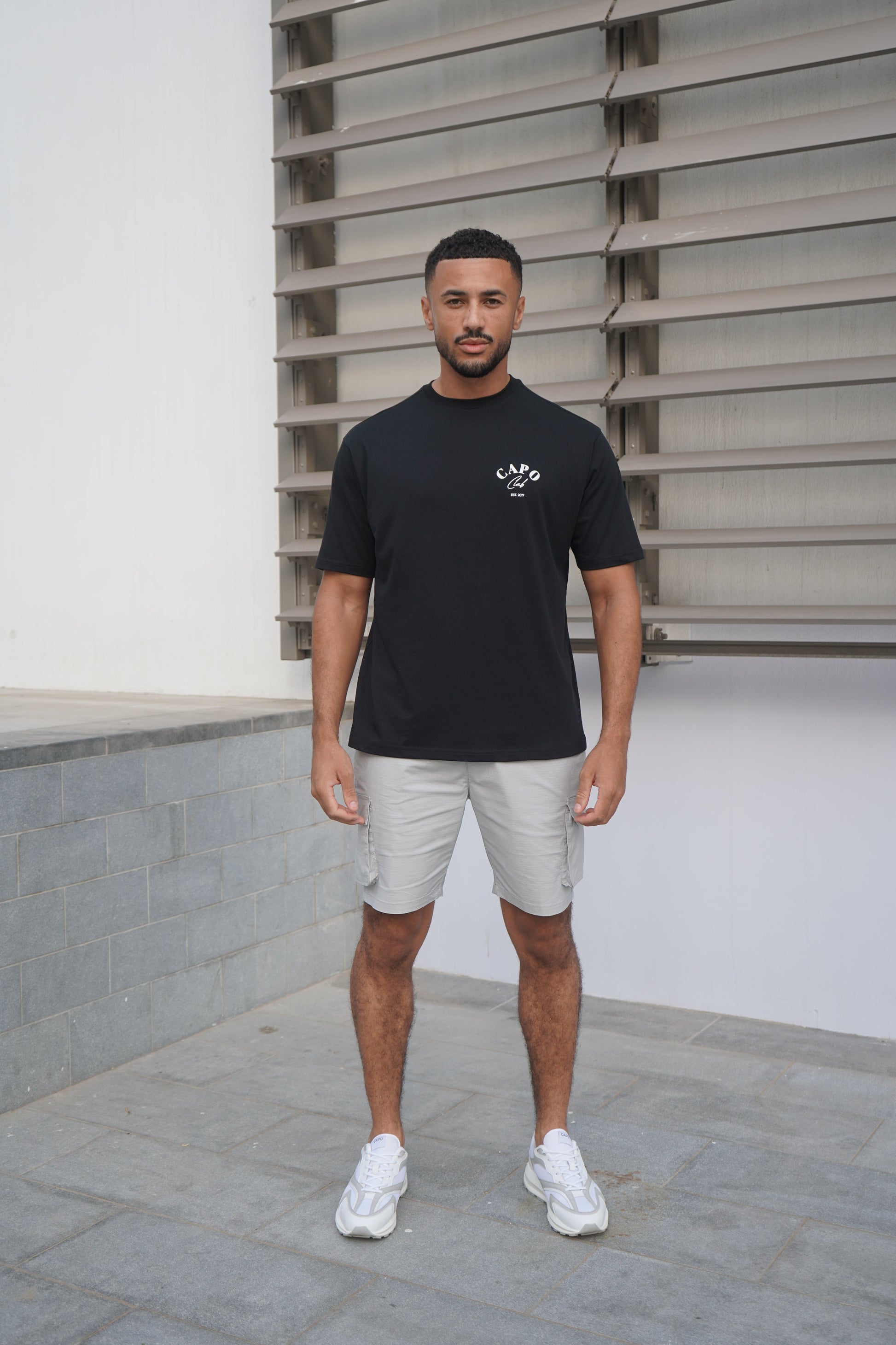 CAPO Beach Club T-Shirt Black White