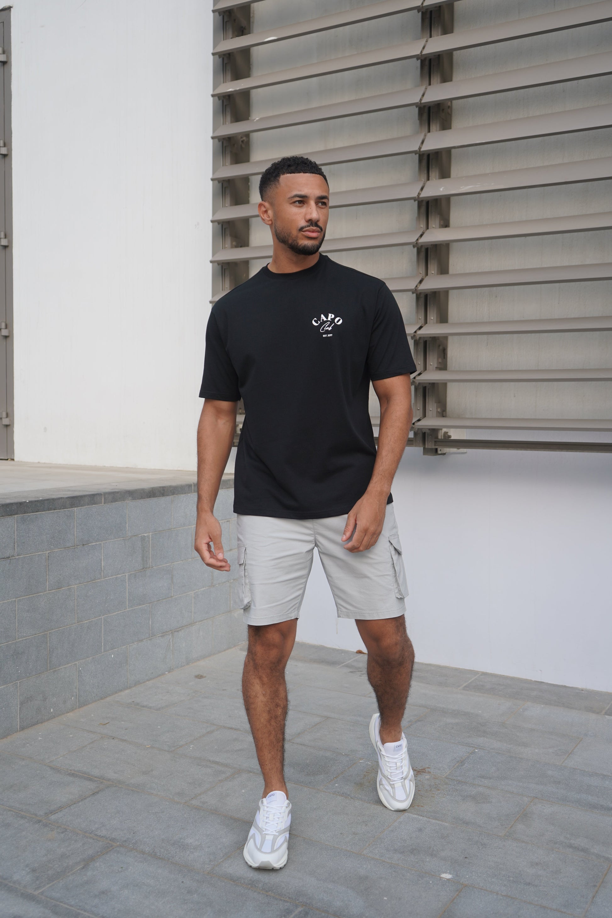 CAPO Beach Club T-Shirt Black White