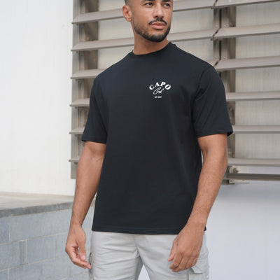 CAPO Beach Club T-Shirt Black White