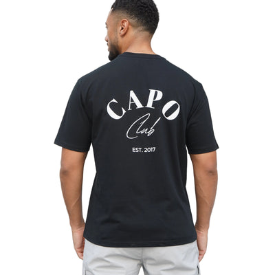 CAPO Beach Club T-Shirt Black White