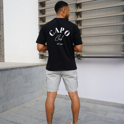 CAPO Beach Club T-Shirt Black White