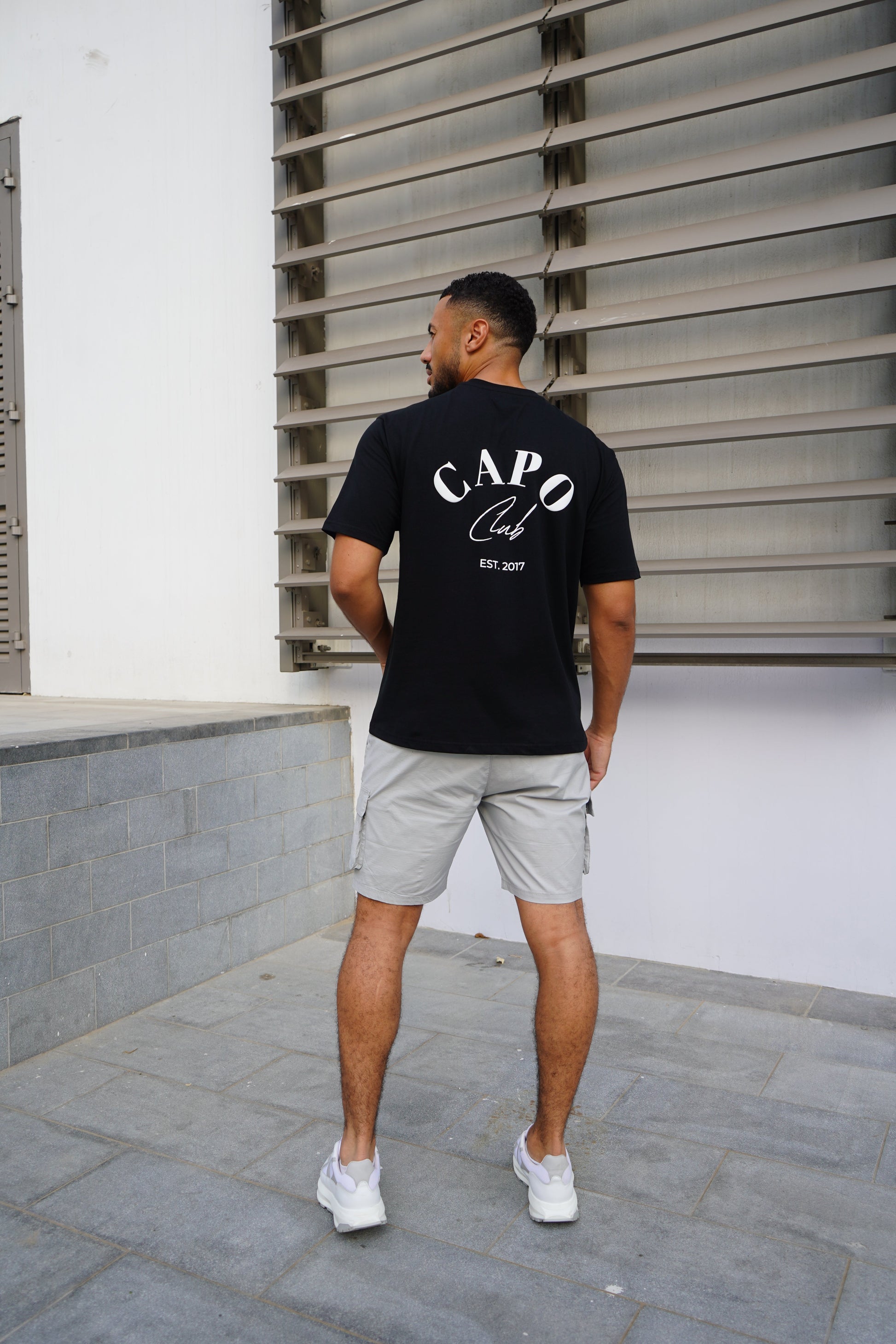CAPO Beach Club T-Shirt Black White