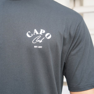 CAPO Beach Club T-Shirt Black White