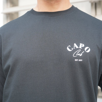 CAPO Beach Club T-Shirt Black White
