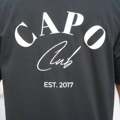 CAPO Beach Club T-Shirt Black White
