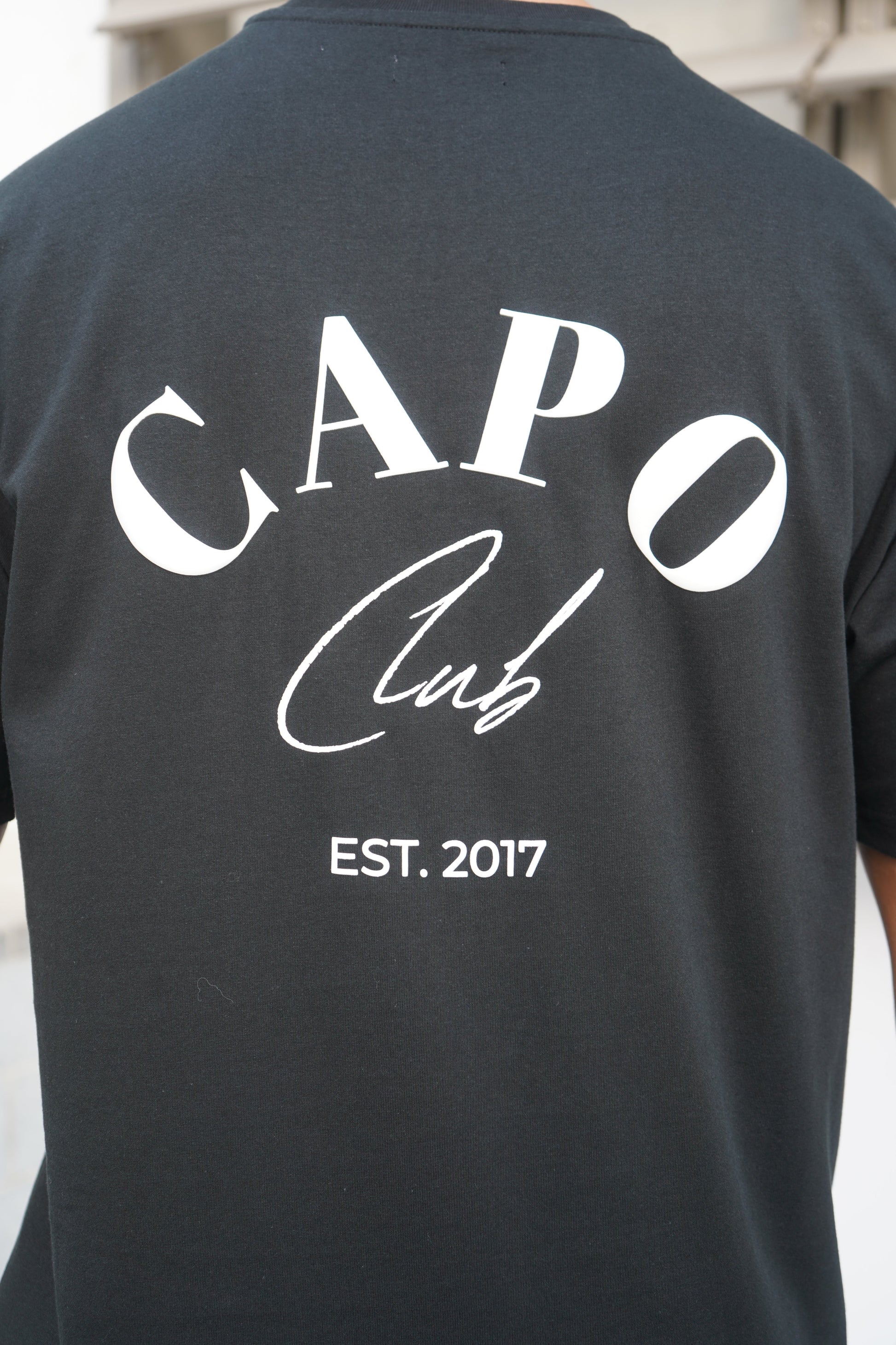 CAPO Beach Club T-Shirt Black White