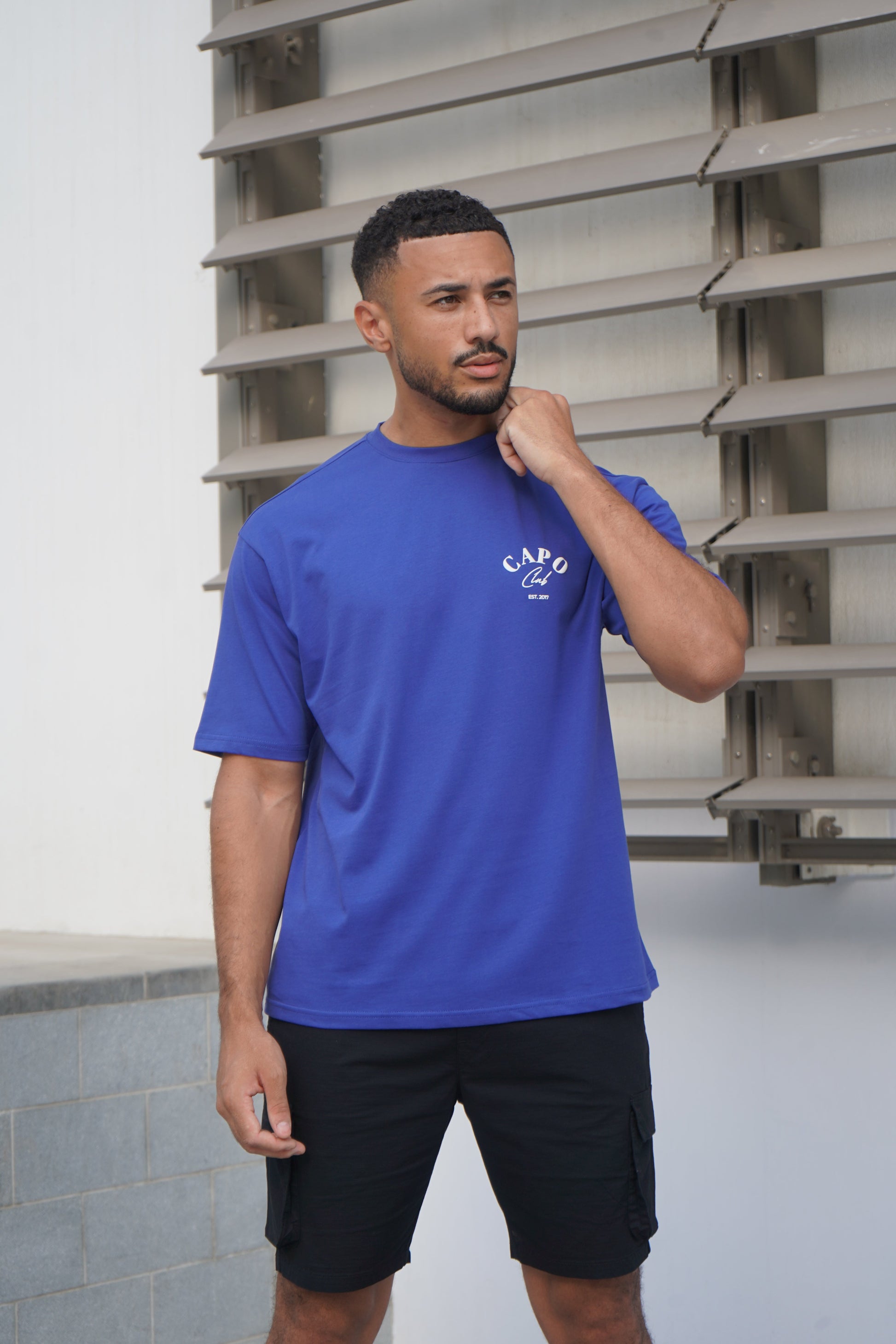 CAPO Beach Cobalt Club Blue T-Shirt