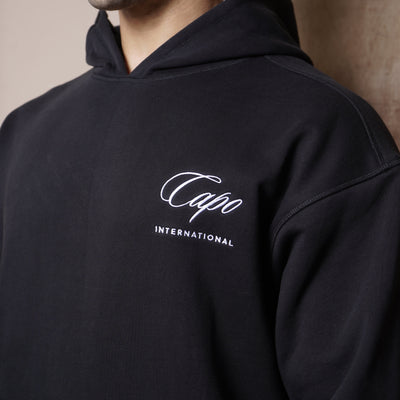 CAPO International Black Hoodie