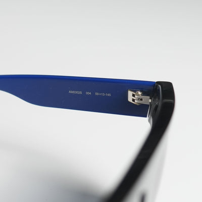 Alexander McQueen Black & Blue Square Sunglasses