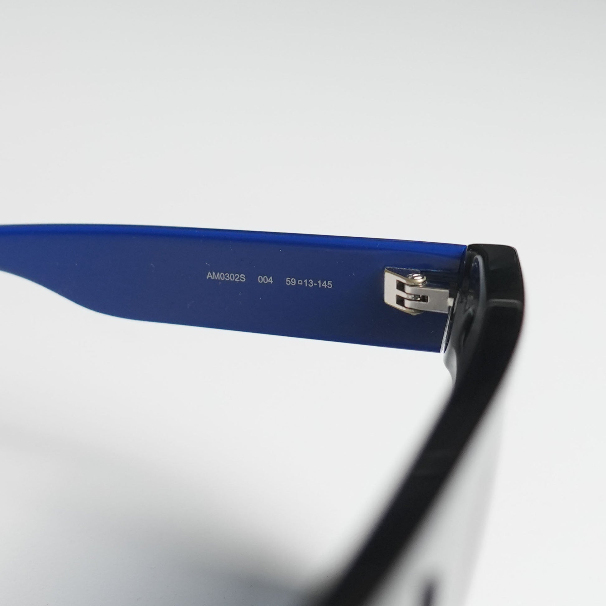 Alexander McQueen Black & Blue Square Sunglasses